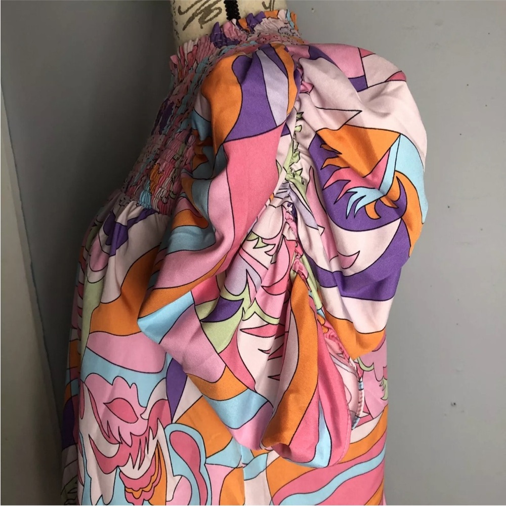 Jodifl Colorful Puff Sleeve Blouse - Picture 9 of 15